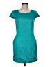 Vila Solid Teal Casual Dress Size M - photo 1