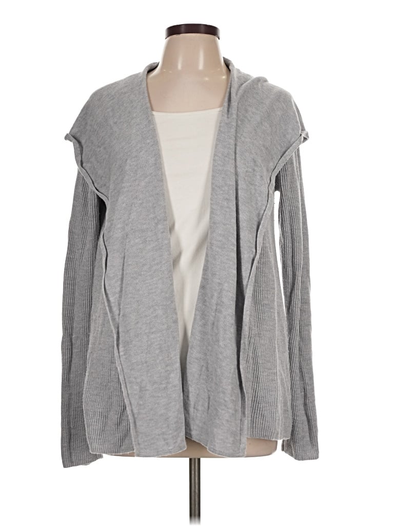 Pre-owned Lululemon Athletica Cardigan Sweater In Gray