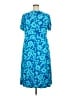 L.L.Bean Paisley Blue Casual Dress Size 2X - photo 2