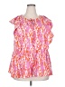 Emily Wonder Pink Sleeveless Blouse Size 2X - photo 1