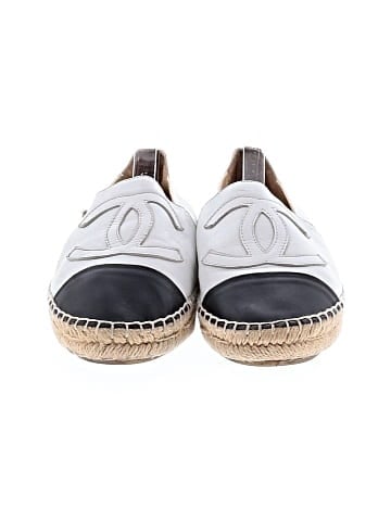 Chanel Leather espadrille slip-on flats (view 2)