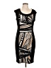 Ronni Nicole Graphic Black Cocktail Dress Size 12 - photo 1