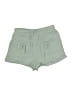 Luxxel 100% Cotton Solid Green Shorts Size S - photo 1
