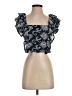 Do & Be 100% Cotton Black Short Sleeve Top Size S - photo 1