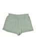 Luxxel 100% Cotton Solid Green Shorts Size S - photo 2
