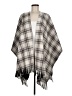 E Studio 100% Polyester Gray Poncho One size - photo 1