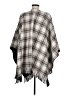 E Studio 100% Polyester Gray Poncho One size - photo 2