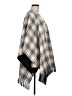 E Studio 100% Polyester Gray Poncho One size - photo 4