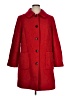 Talbots Red Wool Coat Size XL - photo 1