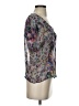 Willow & Clay 100% Polyester Gray Short Sleeve Blouse Size S - photo 4
