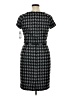 AB Studio Houndstooth Gray Casual Dress Size 14 - photo 2