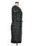 AB Studio Houndstooth Gray Casual Dress Size 14 - photo 4