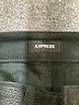 Express 100% Polyester Solid Black Denim Shorts Size 4 - photo 3
