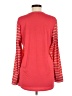 Calvin Klein 100% Polyester Stripes Red Long Sleeve Blouse Size M - photo 2