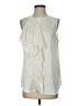 Gap 100% Polyester Ivory Sleeveless Blouse Size S - photo 1