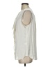 Gap 100% Polyester Ivory Sleeveless Blouse Size S - photo 5