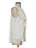 Gap 100% Polyester Ivory Sleeveless Blouse Size S - photo 4