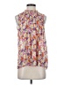 Maison d' Amelie 100% Polyester Floral Purple Sleeveless Blouse Size S - photo 1