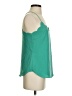 J.Crew Factory Store 100% Polyester Teal Sleeveless Blouse Size 0 - photo 4