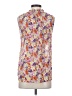 Maison d' Amelie 100% Polyester Floral Purple Sleeveless Blouse Size S - photo 2