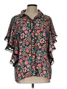 Laurie Felt Short Sleeve Blouse