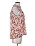 Maison d' Amelie 100% Polyester Floral Purple Sleeveless Blouse Size S - photo 4