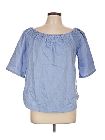 7th Avenue Design Studio New York & Company Short Sleeve Blouse (view 1)