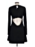 Express Chevron-herringbone Black Cocktail Dress Size L - photo 2