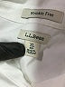 L.L.Bean 100% Cotton Solid White Long Sleeve Button-Down Shirt Size XL - photo 7
