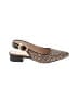 Adrienne Vittadini Animal Print Gold Heels Size 6 1/2 - photo 1