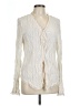 Commense 100% Polyester Ivory Long Sleeve Blouse Size L - photo 1