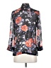 Wilfred Floral Black 3/4 Sleeve Blouse Size S - photo 2