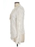 Commense 100% Polyester Ivory Long Sleeve Blouse Size L - photo 5
