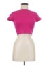 Zara Pink Short Sleeve Turtleneck Size M - photo 1