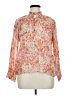 Dylan Floral Pink Long Sleeve Blouse Size XL - photo 1