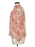 Dylan Floral Pink Long Sleeve Blouse Size XL - photo 5