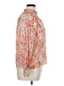 Dylan Floral Pink Long Sleeve Blouse Size XL - photo 4