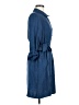 DKNY 100% Polyester Blue Casual Dress Size 6 - photo 4