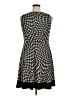 AB Studio Houndstooth Black Cocktail Dress Size XL - photo 2