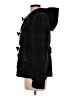 Guess Argyle Black Wool Coat Size L - photo 5
