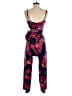 Guess 100% Polyester Graphic Red Jumpsuit Size XS - photo 2