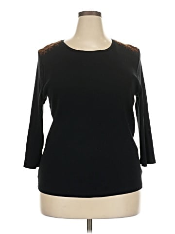 Lauren by Ralph Lauren 3/4 Sleeve Top (view 1)