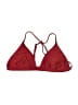 Unbranded Solid Burgundy Swimsuit Top Size L - photo 1