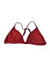 Unbranded Solid Burgundy Swimsuit Top Size L - photo 2