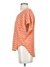 Joie 100% Silk Orange Short Sleeve Top Size XS - photo 5