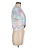 Shein Tie-dye Silver Purple Short Sleeve Top Size 6 - photo 4