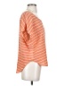 Joie 100% Silk Orange Short Sleeve Top Size XS - photo 4