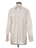 Vince. 100% Cotton Solid Ivory Long Sleeve Button-Down Shirt Size S - photo 1