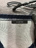 August Silk Chevron-herringbone Blue Poncho Size L - photo 7