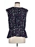 Halogen 100% Polyester Purple Sleeveless Blouse Size L - photo 1